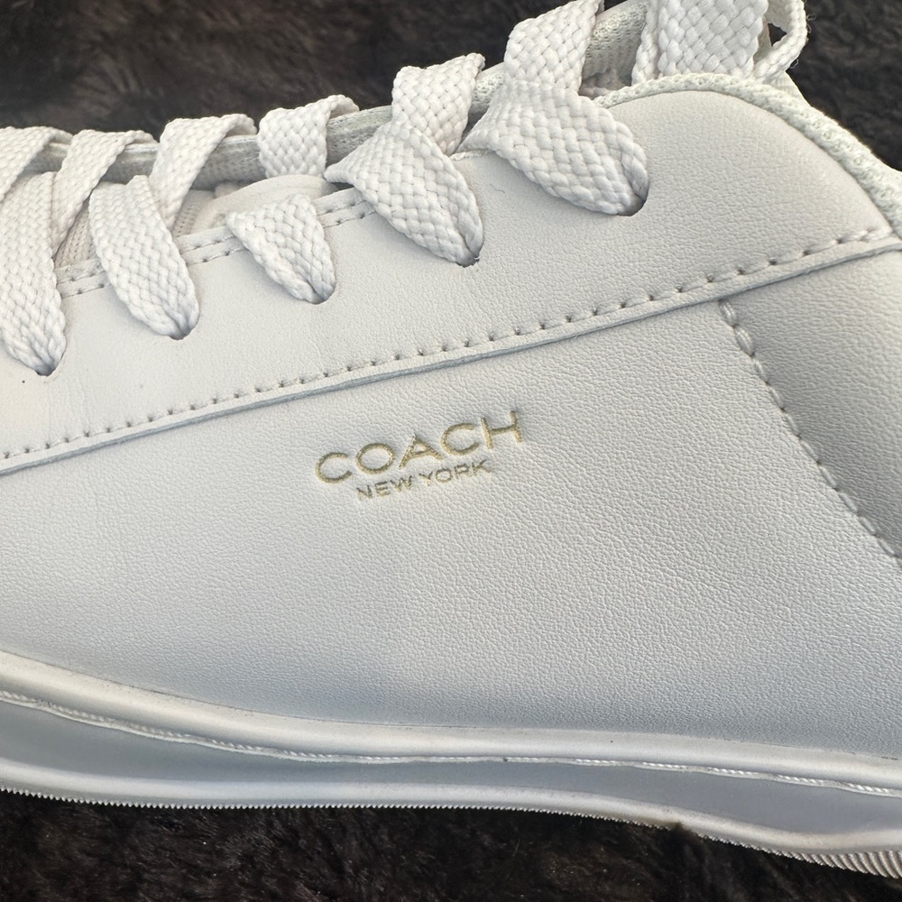 Coach White Mesh Sneakers - Picture 2 of 12
